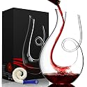 NUTRIUPS 40oz Dual-Open Swan Wine Decanter