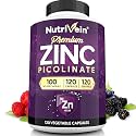 Nutrivein Premium Zinc Picolinate 100mg - 120 Caps