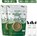 NutroVally Rosemary Leaves for Hair Growh with Spray Bottle + Comb Applicator (200 g)