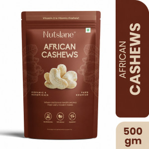 nutslane premium african natural cashews 450g kaju badam dry fruits healthy snack cashews 1 x 450 g
