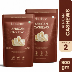 nutslane premium african natural cashews 900g kaju badam dry fruits healthy snack cashews 2 x 450 g