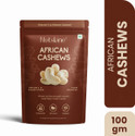 Nutslane Premium African Whole Cashew, High Protein Kaju Dry Fruits Cashews (1 x 100 g)