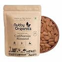 Nutty Organics California Almonds 500 GM | High in Fiber &amp; Boost Immunity | Nutritious &amp; Delicious | Tasty Nuts