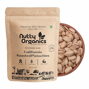nutty organics california roasted pistachios 1000 gm  hand selected jumbo  nutritious tasty amp healthy nuts dry fruits  rich in protein