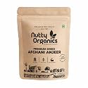 NUTTY ORGANICS Premium Dried Afghani Anjeer 250 GM | Rich in Fiber | Rich in Nutrients | Packed with Fiber &amp; Nutrients for a Healthier, Happier You | Anjeer Dry Fruit