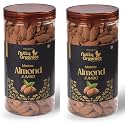 Nutty Organics Premium Mamra Almonds -1000 grams, Hand Selected Jumbo, 100% Natural, Special Mamra Giri, A++ Grade, Vacum Packed For Freshness Value
