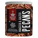 Nutty Yogi Handpicked Organic Roasted & Salted Pecans | Premium Crunchy Nuts | Antioxidant Healthy Dry Fruits for Kids & Adults | No Added Colors & Preservatives | Gluten Free | Vegan - 200 gm