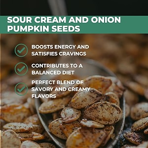 nutty yogi sour cream - onion pumpkin seeds 100gm pack of 1