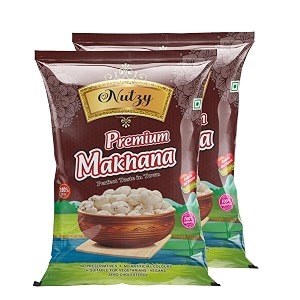 nutzy premium nuts lotus seed makhana 500g