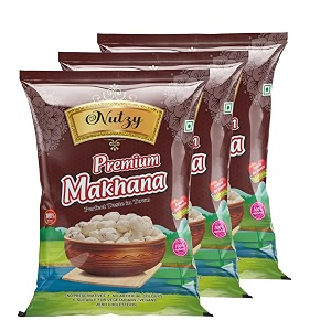nutzy premium nuts lotus seedmakhana 600g
