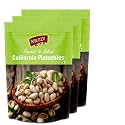 Nutzy Pistachios Without Shell 750g (250g X 3) – Tasty Crunchy Healthy Nut Snack | Pista Dry Fruit | Rich in Protein, Fiber &amp; Antioxidants | Great for Kids During Study Time and Office Breaks | Vegan Friendly Pista | Low 