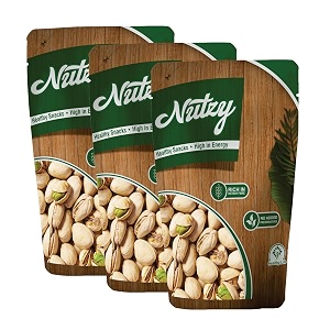 nutzy premium nuts roasted salted pistachios pista 600g