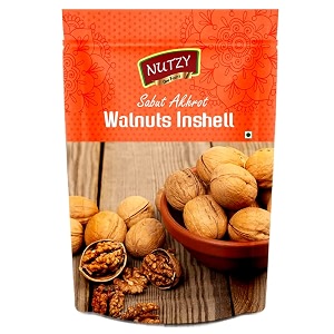 nutzy premium nuts shelled walnut sabut akhrot 200g