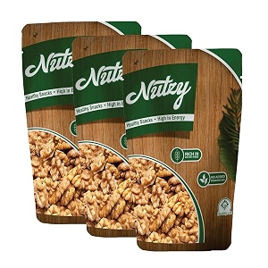 nutzy premium nuts walnut akhrot giri 600g