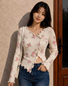 NUV Casual Regular Sleeves Floral Print Women