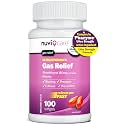 NUVICARE Simethicone 180mg Ultra Strength Gas Relief, Gas x, 100 Ct
