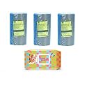 Premium Absorbent Surgical Cotton Roll 500gm (Pack of 3) - 1.5kg. Total Medical Cotton Roll for Wound Care &amp; First Aid | Soft Surgical Cotton Roll for Baby Cleaning, Skincare &amp; Clinical Use | Absorbent Medical Grade C