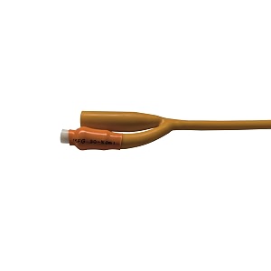nuvocath foley balloon catheter 16fr16fg natural latex material balloon capacity 30-50ml color orange sterile individually packed in peelable blister pack of 20 pcs