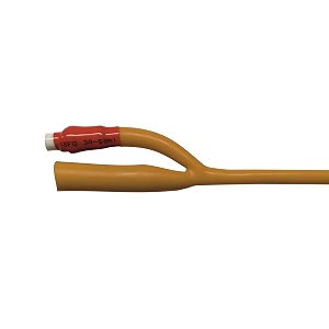 nuvocath sterile foley balloon catheter latex 2-way indwelling urinary drainage devicecapacity 30 to 50ml red 18fr18fg pack of 10