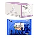 NUVOCRIL Sterile Absorbable Surgical Suture (SYNTHETIC) Braided & Coated Polyglactin 910 | Code No. NM 2317 | Sutures Size (U.S.P.) 2-0 | Suture Length - 90cm | Needle Description - 1/2 Circle Round Body | Needle Length -