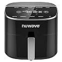 Nuwave Brio Plus 8 Qt Air Fryer, PFAS Free, New &amp; Improved, 50-400°F in 5°F