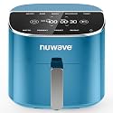 Nuwave Brio Plus 8 Qt Air Fryer, PFAS Free, New &amp; Improved, 50-400°F in 5°F
