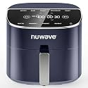 Nuwave Brio Plus 8 Qt Air Fryer, PFAS Free, New &amp; Improved, 50-400°F in 5°F