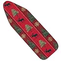 Nuxovilar Winter Moose Tree Ironing Board Cover 15x54 Polyester