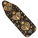 Nuxovilar Golden Heart Trees Ironing Board Cover 15x54 Polyester