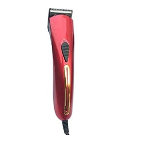 nv 201 long wire electric trimmer for men in red