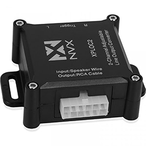 nvx xploc2 2-channel 300w adjustable line output converter with remote turn on