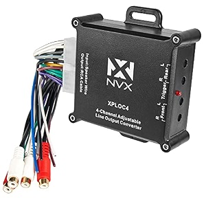 nvx xploc4 4-channel 600w adjustable line output converter with remote turn on