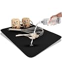 Nxilo Dish Drying Mat for Kitchen - Water Absorbent Mats for Kitchen, Non-Slip Mat for Kitchen Counter, Quick Drying, Ideal for Dishes & Utensils (30 X40)