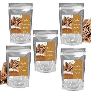 nxtgen ayurveda ceylon cinnamon sticks  pack of 5  sri lankan dalchini  50g each
