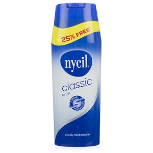 nycil prickly heat powder - excel classic 150g bottle pack of 1