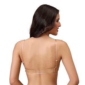 NYKD By Nykaa Padded Non-Wired Transparent Back