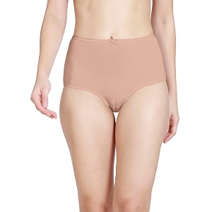 nykd nyp036 breathable comfortable cotton full brief panty set for women pack of 3  high waist full coverage underwear  super soft no roll waistband elastic all day comfort