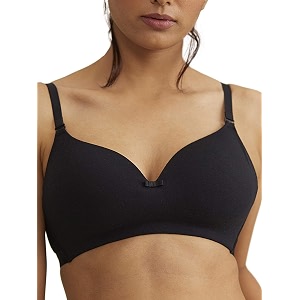 nykd women39s cotton lightly padded seamless wire free everyday t-shirt bra for women daily use wireless 34th coverage - nyb002