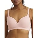NYKD Women's Cotton Lightly Padded Seamless Wire Free Everyday T-Shirt Bra for Women Daily Use Wireless, 3/4th Coverage - NYB002