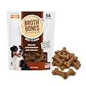 Nylabone Beef Broth Bones Dog Treats (Net 54Count), 2.38 Lb