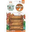 Nylabone Healthy Edibles Dog Treats, Bacon Flavor, X-Small, 8 Count (Pack of 6)