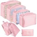 Nylon 7 Pcs Travel Organizer Pouch Packing