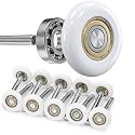 Nylon Garage Door Rollers 10 Pack 2-Inch Wheels 6200ZZ Bearings
