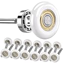 Nylon Garage Door Rollers 12 Pack 2-Inch Wheels 6200ZZ Bearings