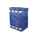 90L Nylon Heavy Duty Large Logistic Delivery Bag | Ecommerce And Food Delivery Bag (Navy Blue), 20 Inches
