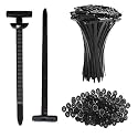 Nylon Universal Cable Tie Buckle, Multifunctional Automotive Self-Locking Zip Ties Clips for Car Repair-Fender, Engine Cover, Trunk Liner, Zipper Clip Fasteners Replaces Screws,50PCS