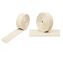 Nylon Webbing Strap, 10 Metres, 1 inch/1.5 inch/2 inch Width, 0.7 mm Thickness (Off White, 1.5 inch)