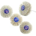 Nylon Wheel Brush Abrasive, 4Pcs (120/180/240/320 Grit), Compatible with Angle Grinder, Die Grinder, 3.15-inch Diameter, 1.38-inch Thickness