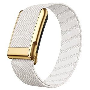 nylon wrist strap for whoop 50 lifemg band ecg compatible strap - durable adjustable strap  breathable comfortable bands for workout sleep device not included sand dunes gold