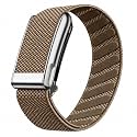 Nylon Wrist Strap for Whoop 5.0 Life/MG Band ECG Compatible Strap - Durable, Adjustable Strap | Breathable, Comfortable Bands for Workout, Sleep (Device Not Included) (ESPRESSO TITANIUM)